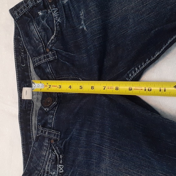 🛍Silver Jeans,Tuesday, Sz 30 straight leg distressed low rise blue  jeans.    … - Picture 9 of 13